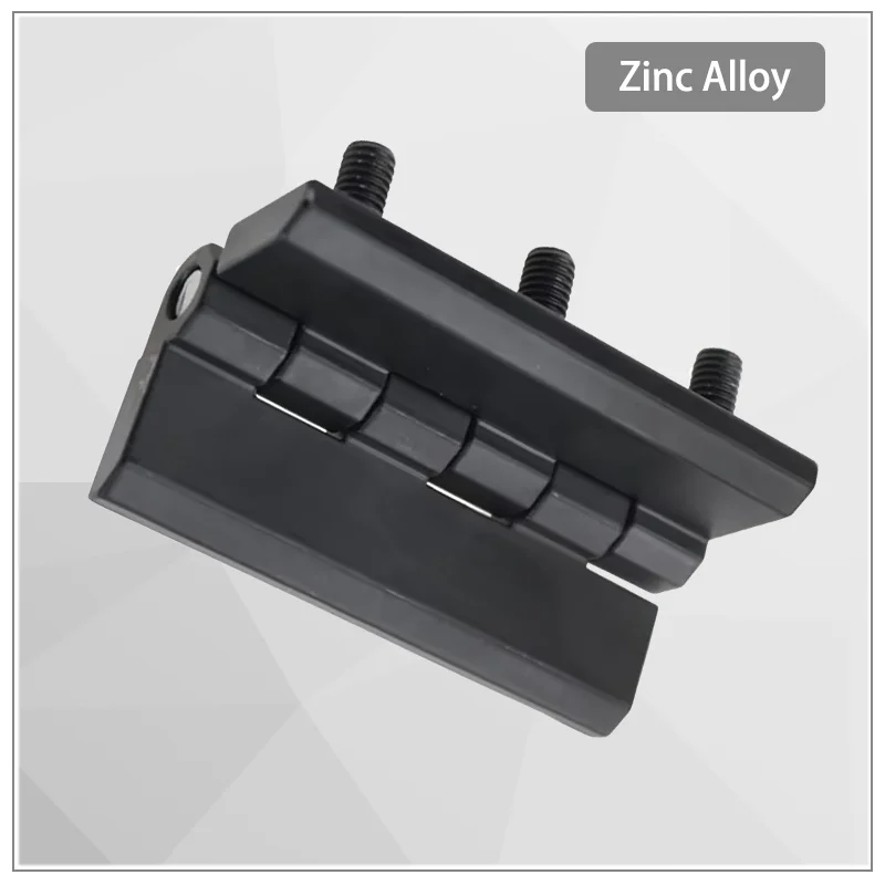 

Zinc Alloy Extended Bolt Embedded Hinge Industrial Electrical Heavy Machinery Equipment Cabinet Door Hinge