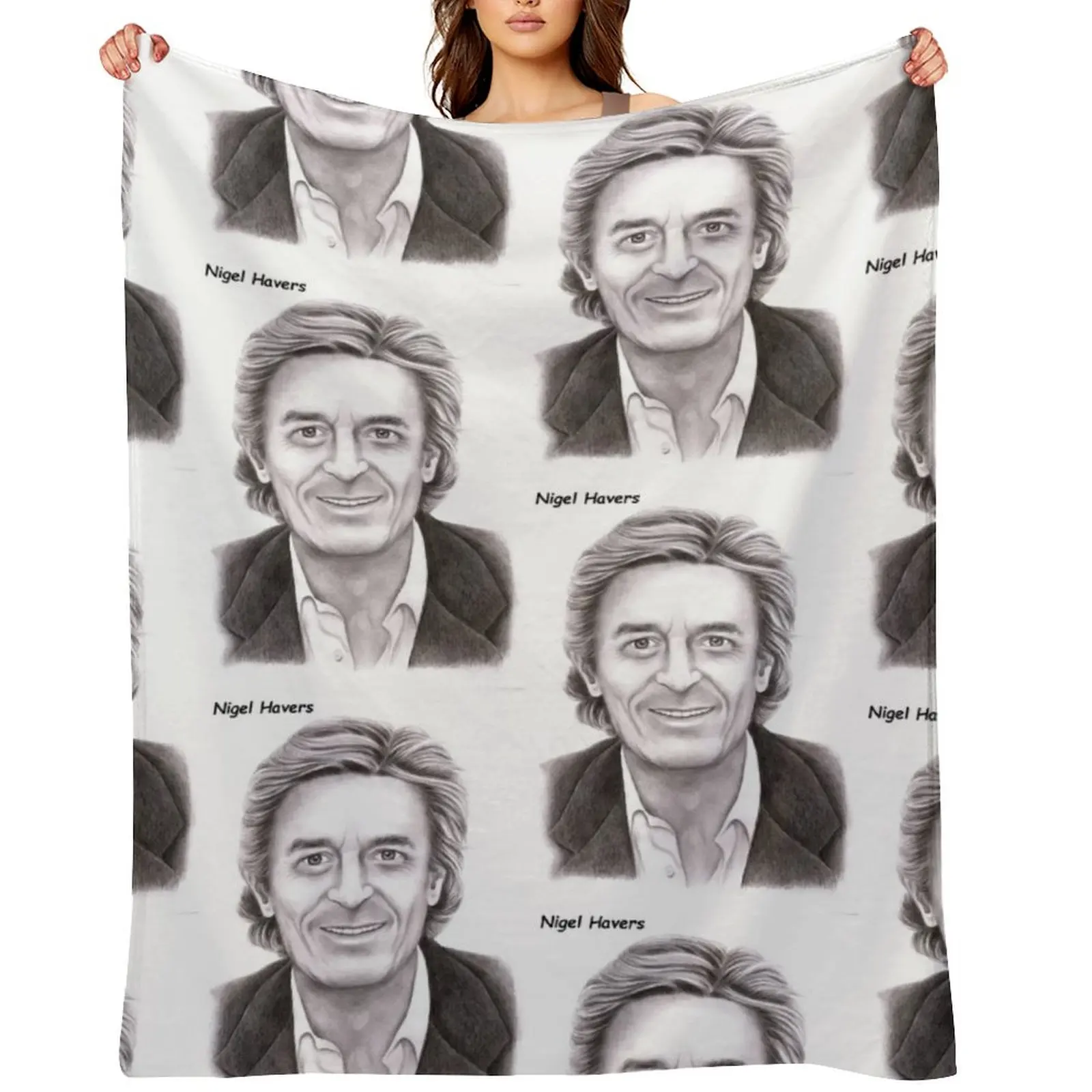 

Nigel Havers Throw Blanket Personalized Gift funny gift Luxury St Blankets For Bed Blankets