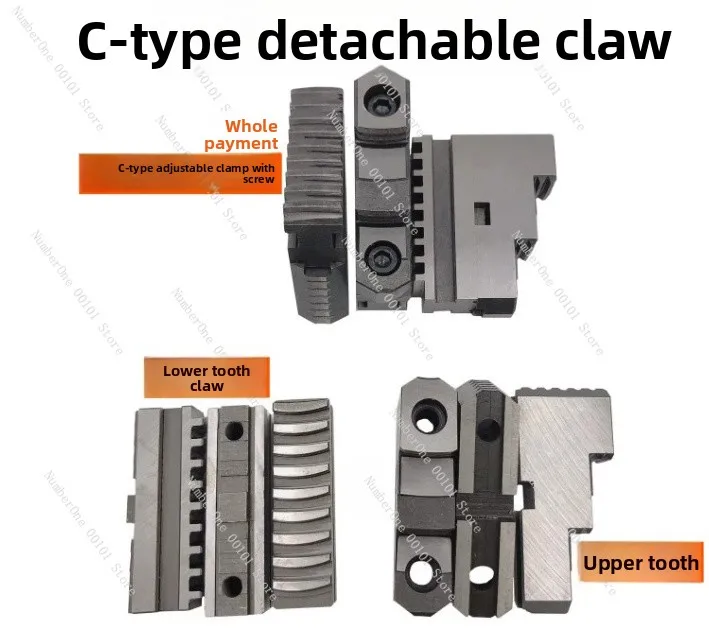 Lathe chuck collet lathe Manual Self Centering K11-250 250C 3jaws chuck Machine tool Lathe chuck jaws seperate jaw,Movable jaw