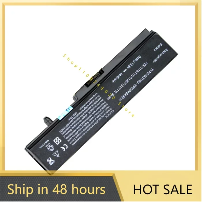 

2024 Batteris for Applicable to Toshiba T130 T115 T131 T132 T112 T110 T135 Pa3780u Battery