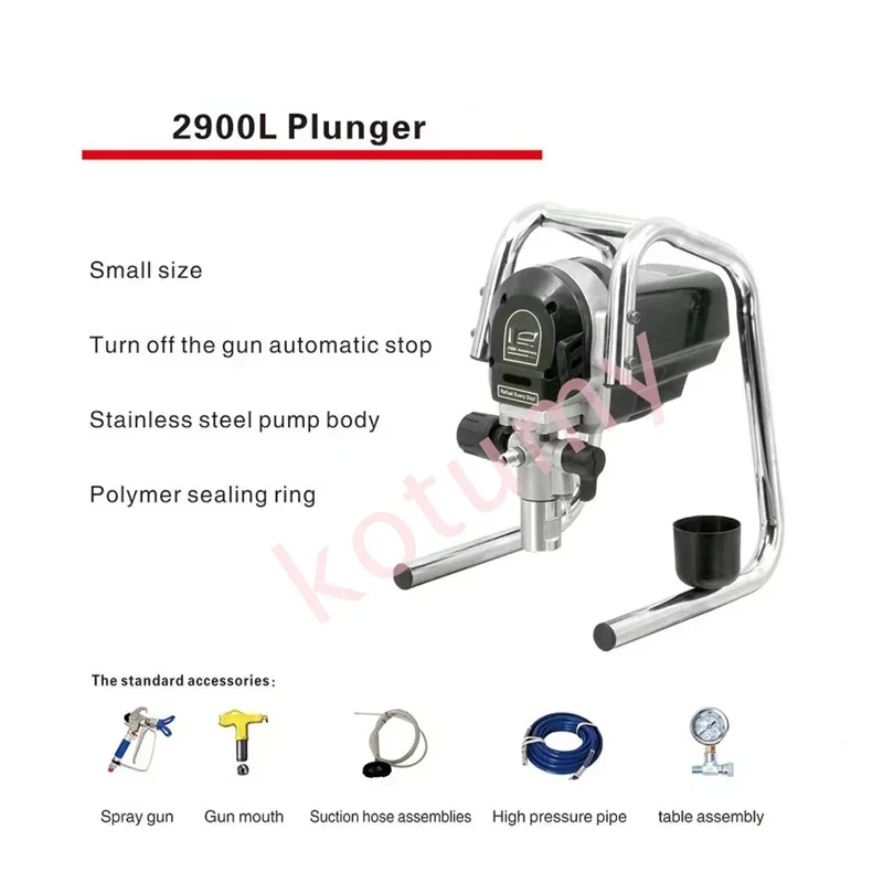 

Professional Portable Airless Paint Sprayer for Furniture Yard Wall Painting - Efficient Airless Spraying Machine