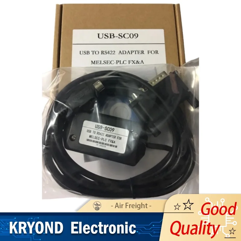 USB SC09 Adapter for Mitsubishi FX Series PLC USB-SC09-FX Programming Cable