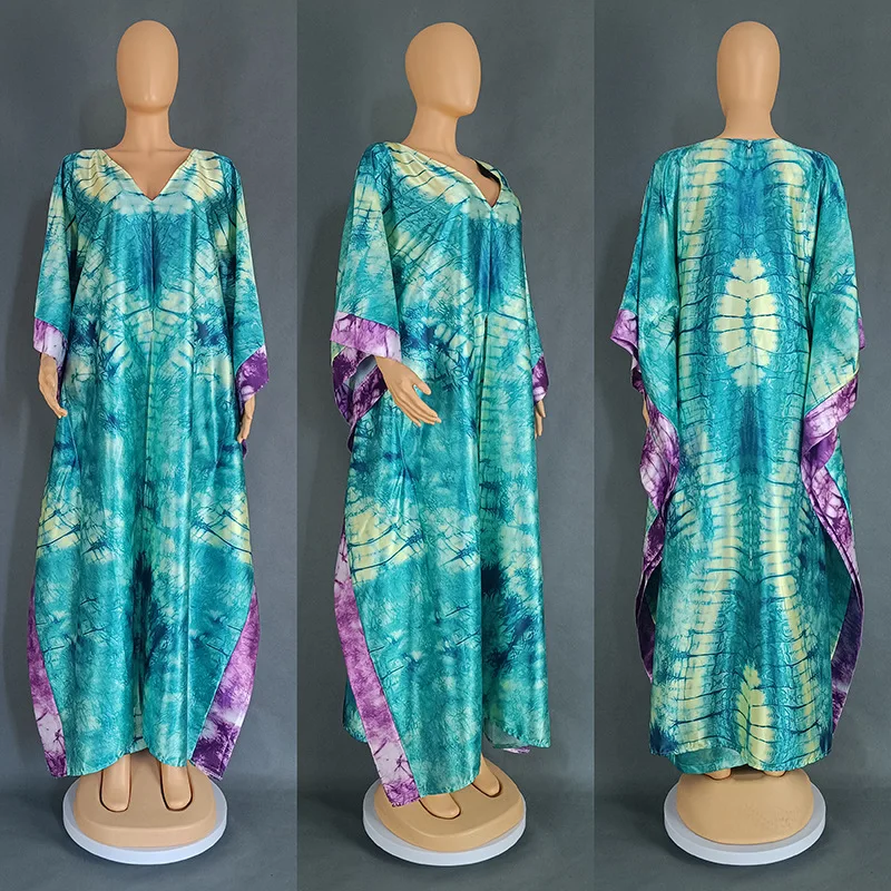 Robes africaines pour femmes, ensemble 2 pièces, imprimé Abaya, pantalon long, kimono de Dubaï, kaftan musulman, tenues africaines Dashiki, tenue trempée