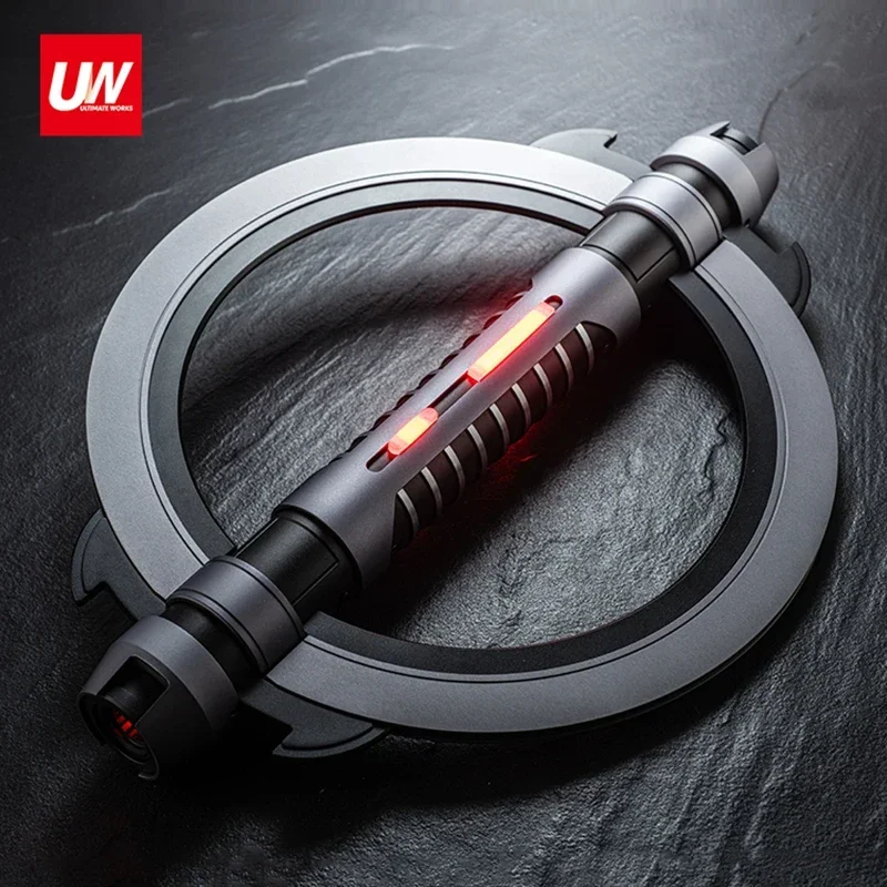 Ultimate Works Grand Inquisitor Neopixel Lightsaber Asteria2.5 Board 1 Inch Pixel Blade Heavy Dueling 4 Buttons Hilt Repliaca