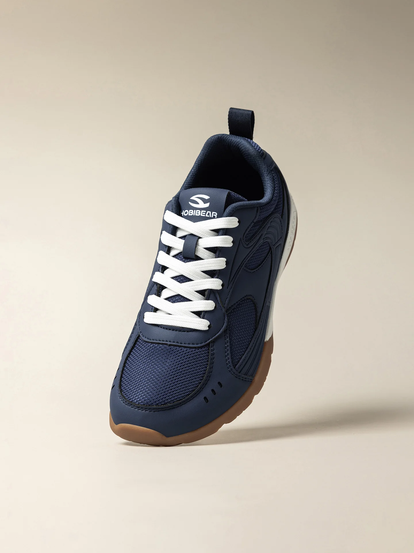 HOBIBEAR Herren-Sneaker mit breiter Zehenbox, leichte Schnür-Tennisschuhe, atmungsaktives Mesh, rutschfeste Freizeit-Wanderschuhe für Unisex – Detail 12