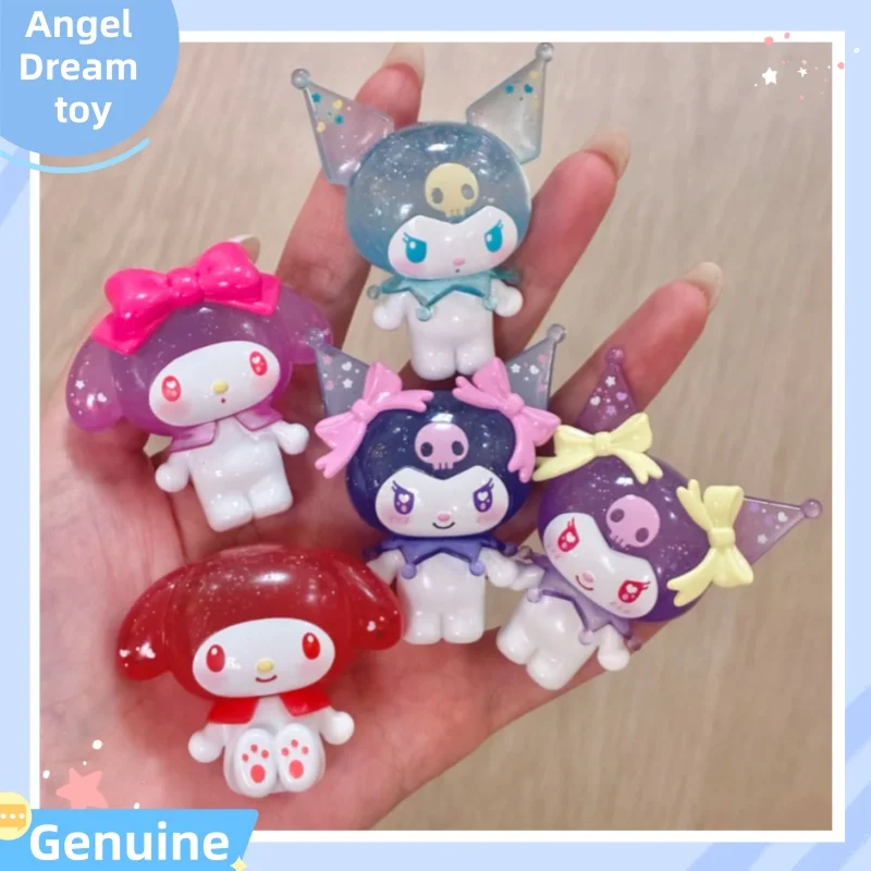 

New Genuine In Stock Sanrio Mini Blind Box Kulomi My Melody Bozi Soda Series Blind Bag Cute Desktop Decoration Figurine Gift