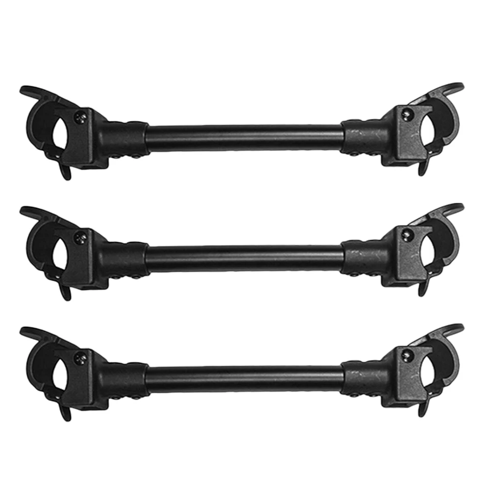 

3 Pcs Stroller Connector Pram Twin Dual Linkers Double Accessories Baby Pushchair Connectors Black Ibasenice Pat