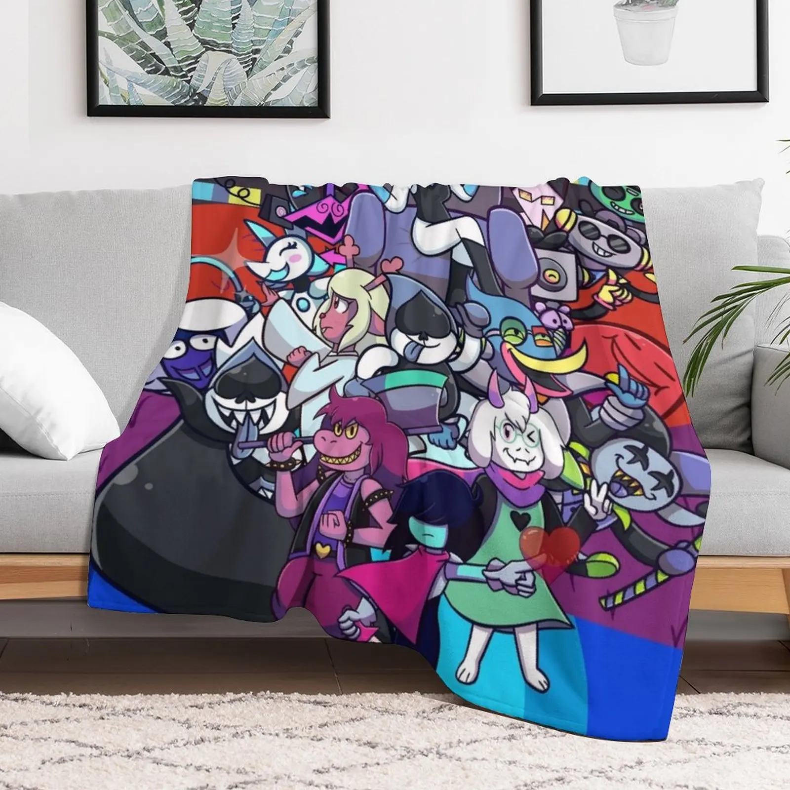 Deltarune Chapter 2 Throw Blanket