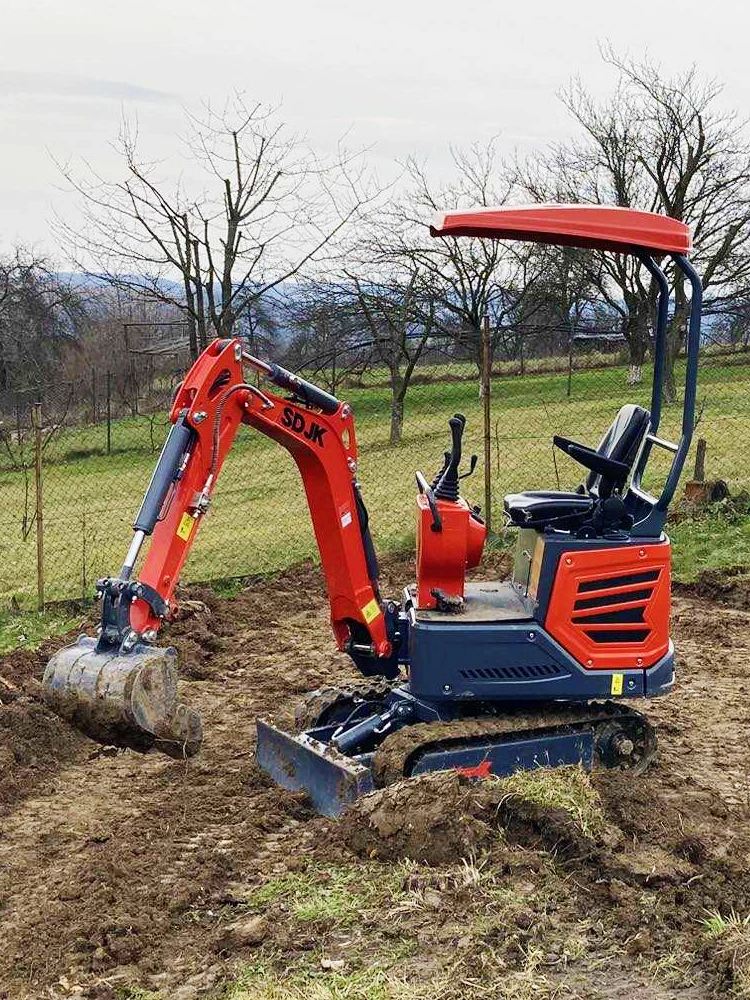 Miniexcavadoras compactas Mini excavadora hidráulica de 1,2 toneladas con personalización de fábrica de microexcavadora china EPA/CE/EURO 5