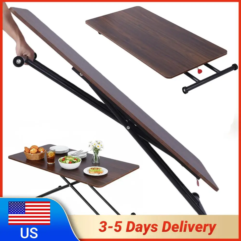 

Складной кофейный столик на колесиках, портативный напольный стол, современный кофейный столик для гостиной и дома