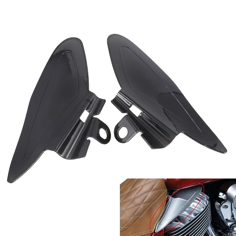 for IndianChieftain RoadmasterChief Motorcycle Air Deflector Modified Accessory Smoke Reflective Saddle Heat Shield