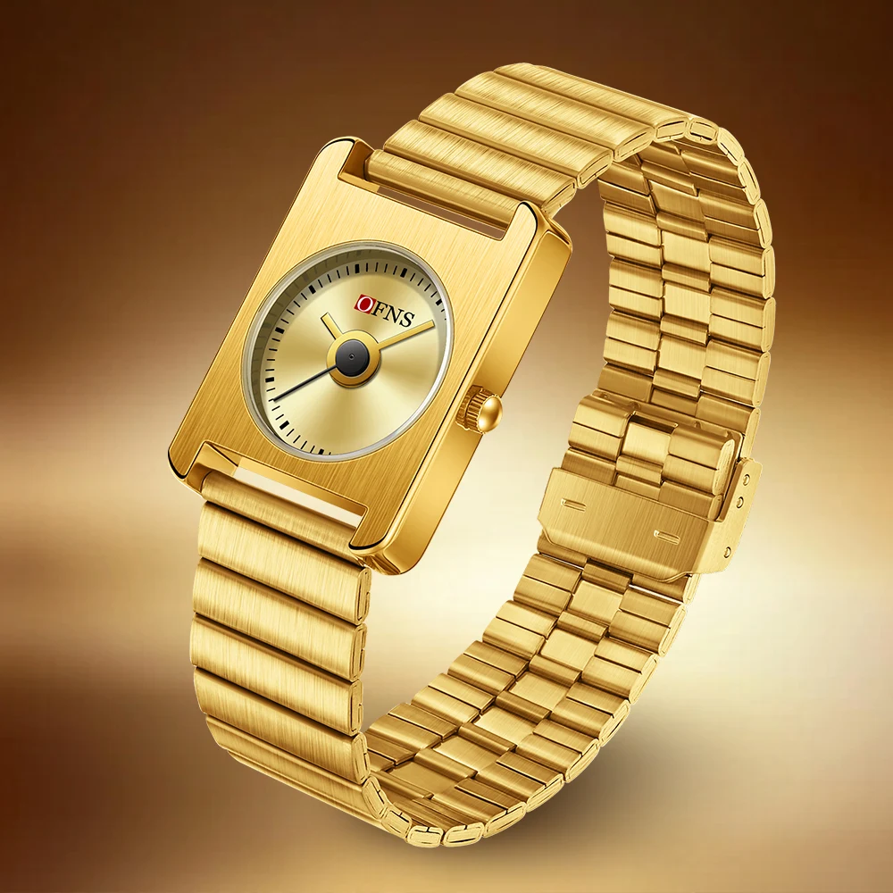 New Fashion Women Watch for Woman Simple Gold Stainless Womens Quartz Watches Leather Band Gifts Wristwatches Reloj De Mujer