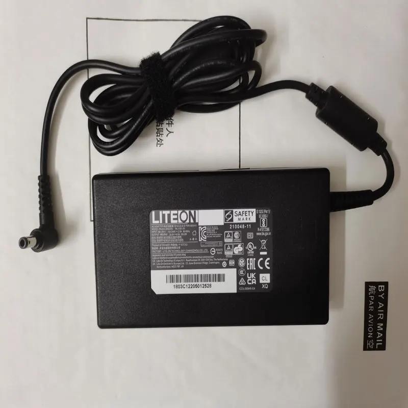 OEM Slim LITEON 180W 20V 9A PA-1181-76 5.5mm*2.5mm AC Adapter For System76 Gazelle (gaze17) RTX3060 Laptop