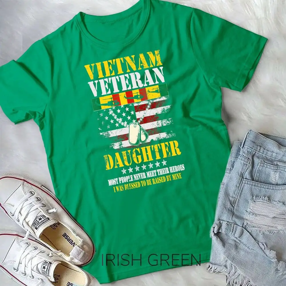 Vietnam Veteran Daughter Raised By My Hero Veterans Day Gift Unisex T-shirt