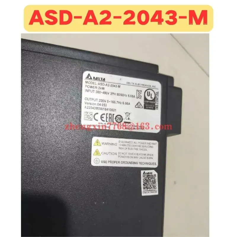 Used Servo Drive ASD-A2-2043-M ASD A2 2043 M Normal Function Tested OK