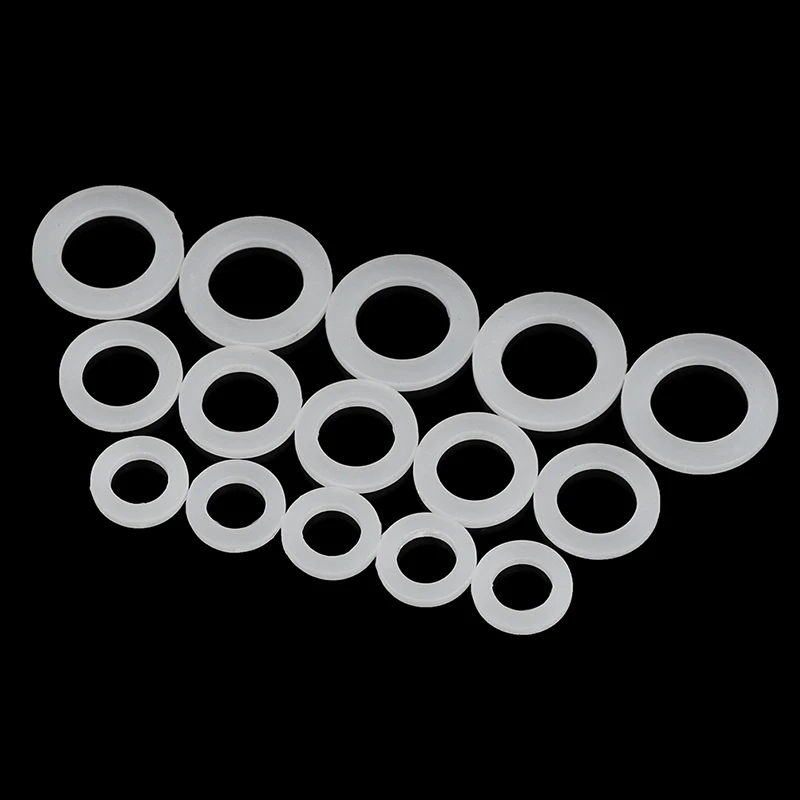 20Pcs 1/2" 3/4" 1" Rubber Flat Gasket O-Ring Seal Washer Ring Faucet Ring Flexible Hose Water Pipe Rubber Flat Pad
