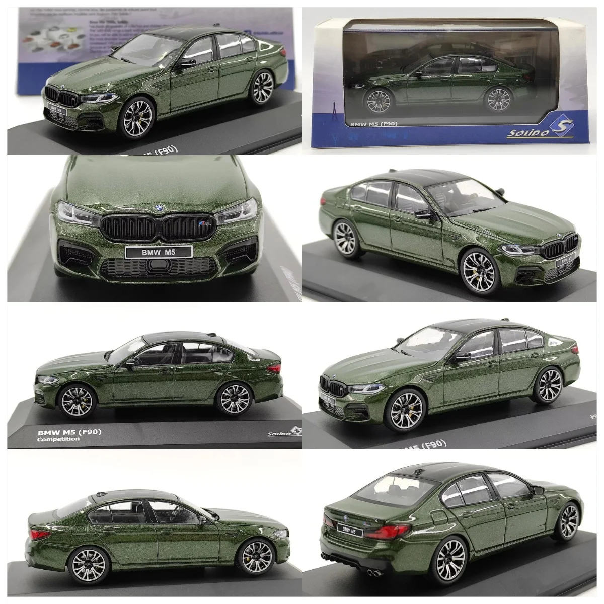 Diecast SOLIDO S 1:43 Scale M5 (F90) Competition Alloy Car Model
