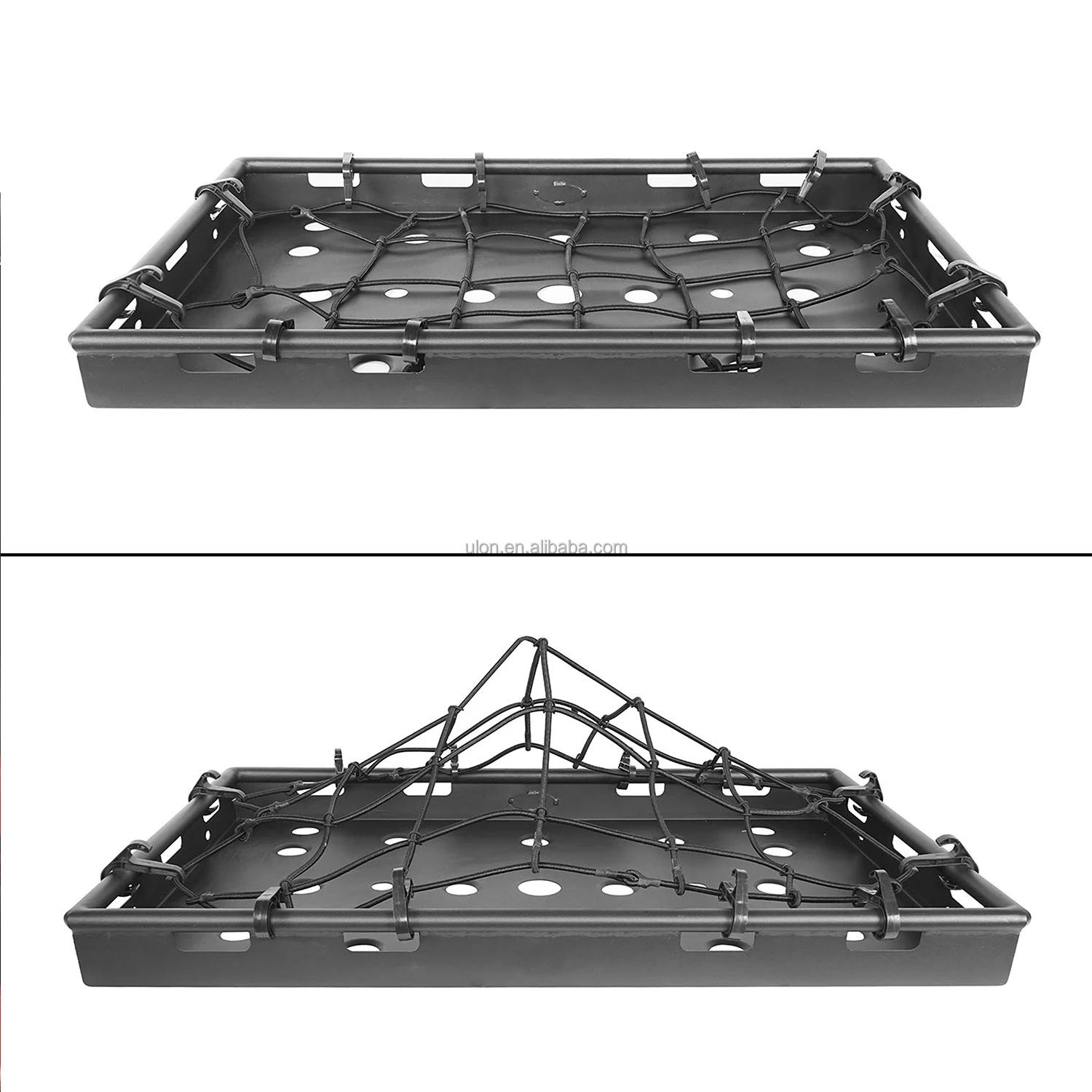 غطاء البضائع الداخلي سلة رف تخزين الأمتعة الناقل متوافق مع J-eep Wrangler JL 4-Door 2018-2022 #4