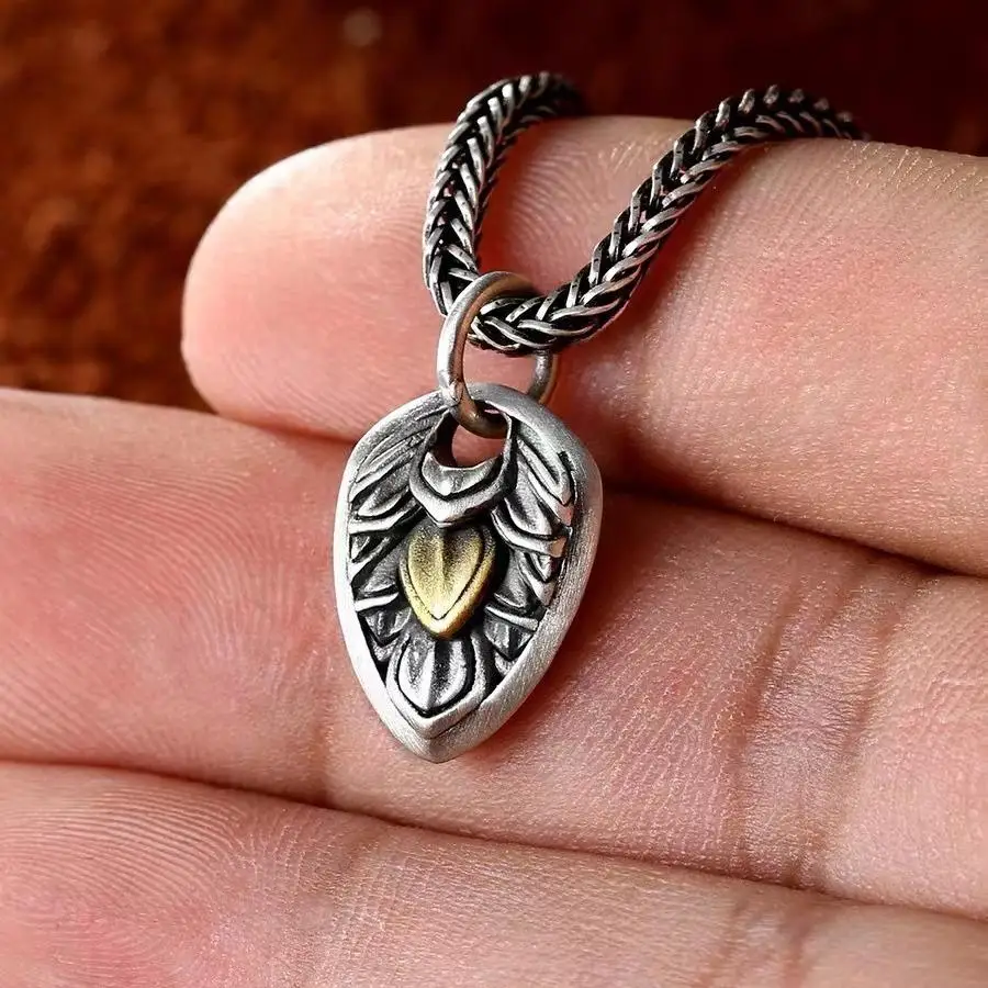 colar-masculino-com-pingente-escama-de-dragao-corrente-de-sueter-personalizada-acessorio-de-prata-luxuoso-retro-design-moderno-complemento-diy