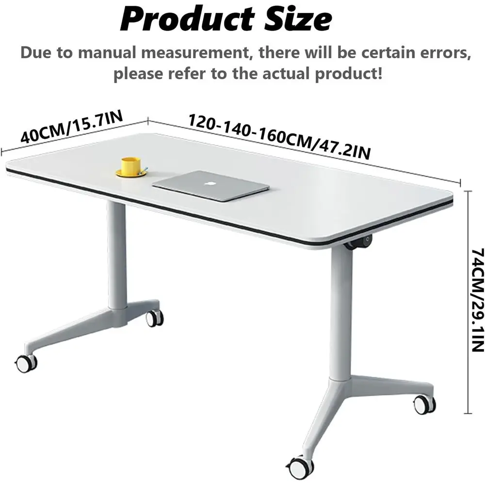 Portable Training Tables on Wheels for Office and Conference Room Use