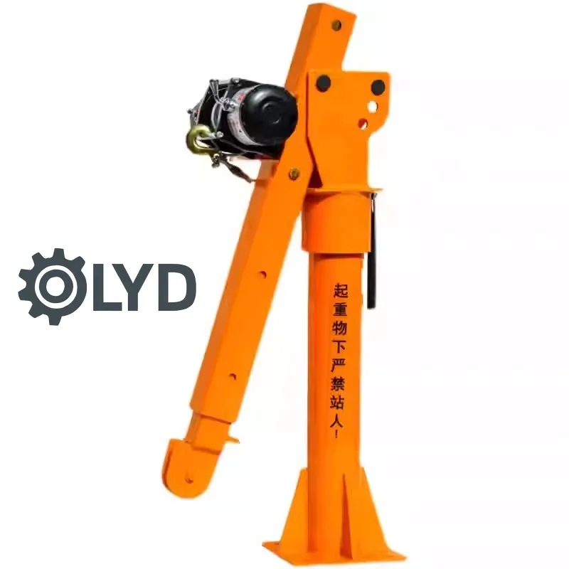 Truck Crane Home Small Hoist Electric Hoist Lift Handling Warehousing Transportation Equipment Lift Winch view 3