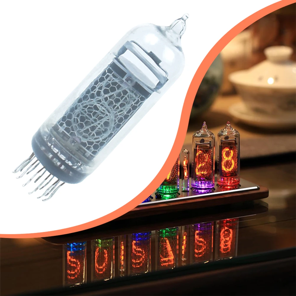 

IN-14 Glow Tube Digital LED Clock Tube DIY Clock Electronic Tube Visual Effects for Electronic Tube Clock