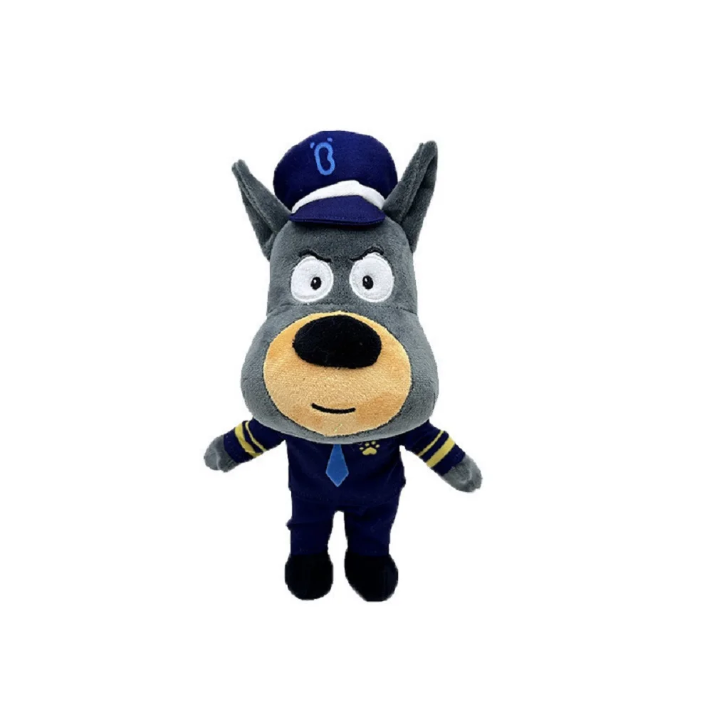 HEIßER Sheriff Labrador Hund Plüsch Spielzeug Sicherheit Sergeant Labrador Wolf Hund Cartoon Puppe Jungen Mädchen Weiche Angefüllte Spielzeug Kinder Geschenk