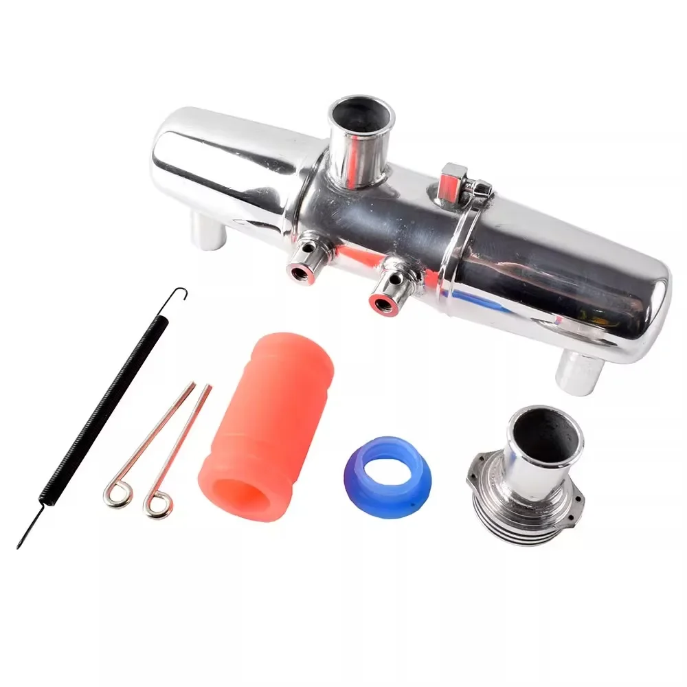 1:8 benzine auto, achter dubbele achterrij dubbele uitlaat HPI SAVAGE verbeterde uitlaatpijp geschikt voor 4.6/5.9