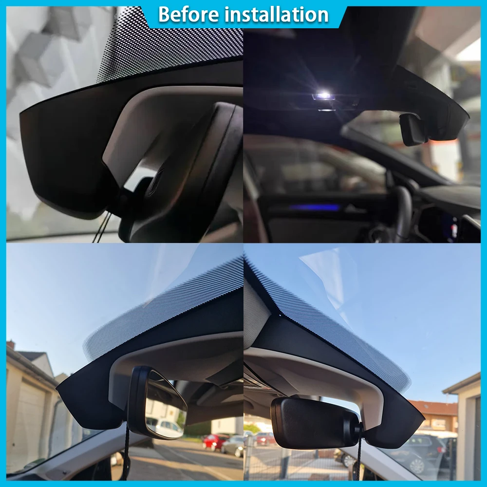 for Volkswagen VW T Roc T-Roc Troc 2018-2025 4K DVR Dash Cam Car Camera 2160P Lens 24h Monitor Video Recorder Recording