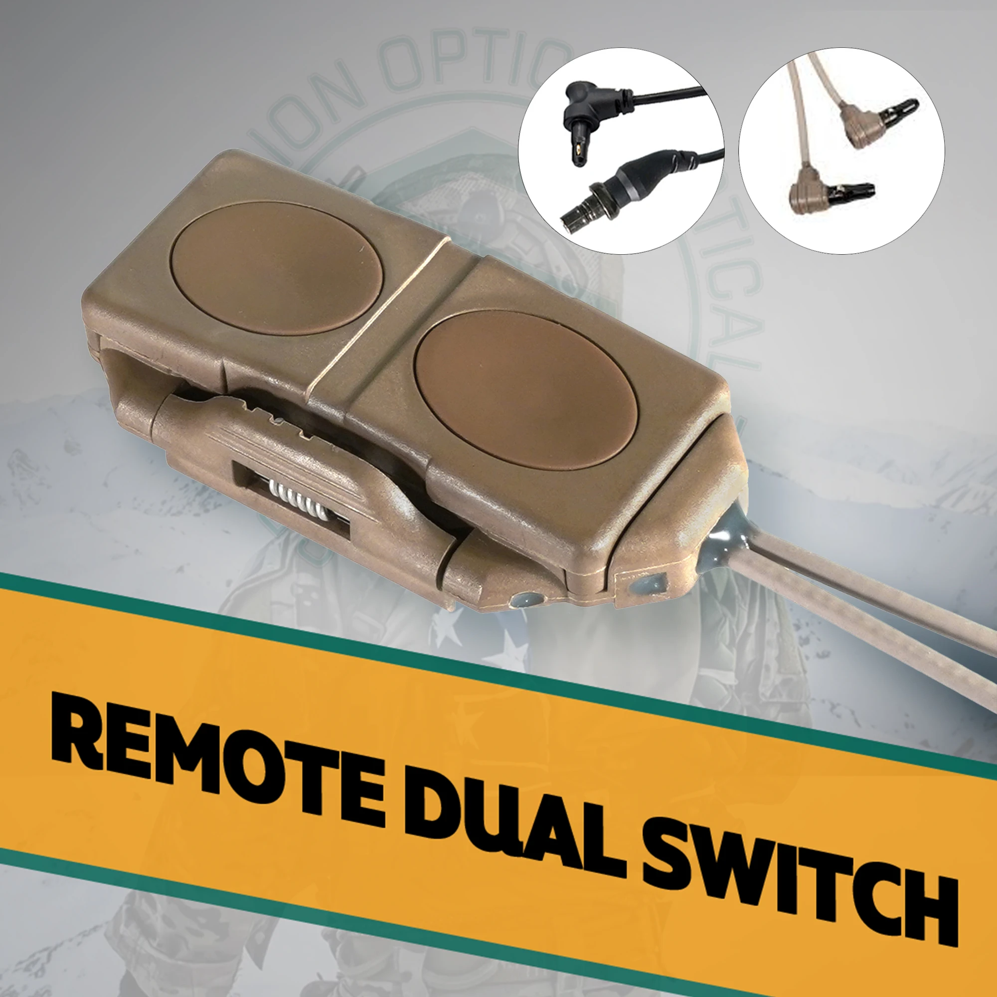 

Dual Remote Pressure Switch QD DBR Tactical Quick Install Picatinny Mount Waterproof IP68 Military Grade Fit For SF & CRN