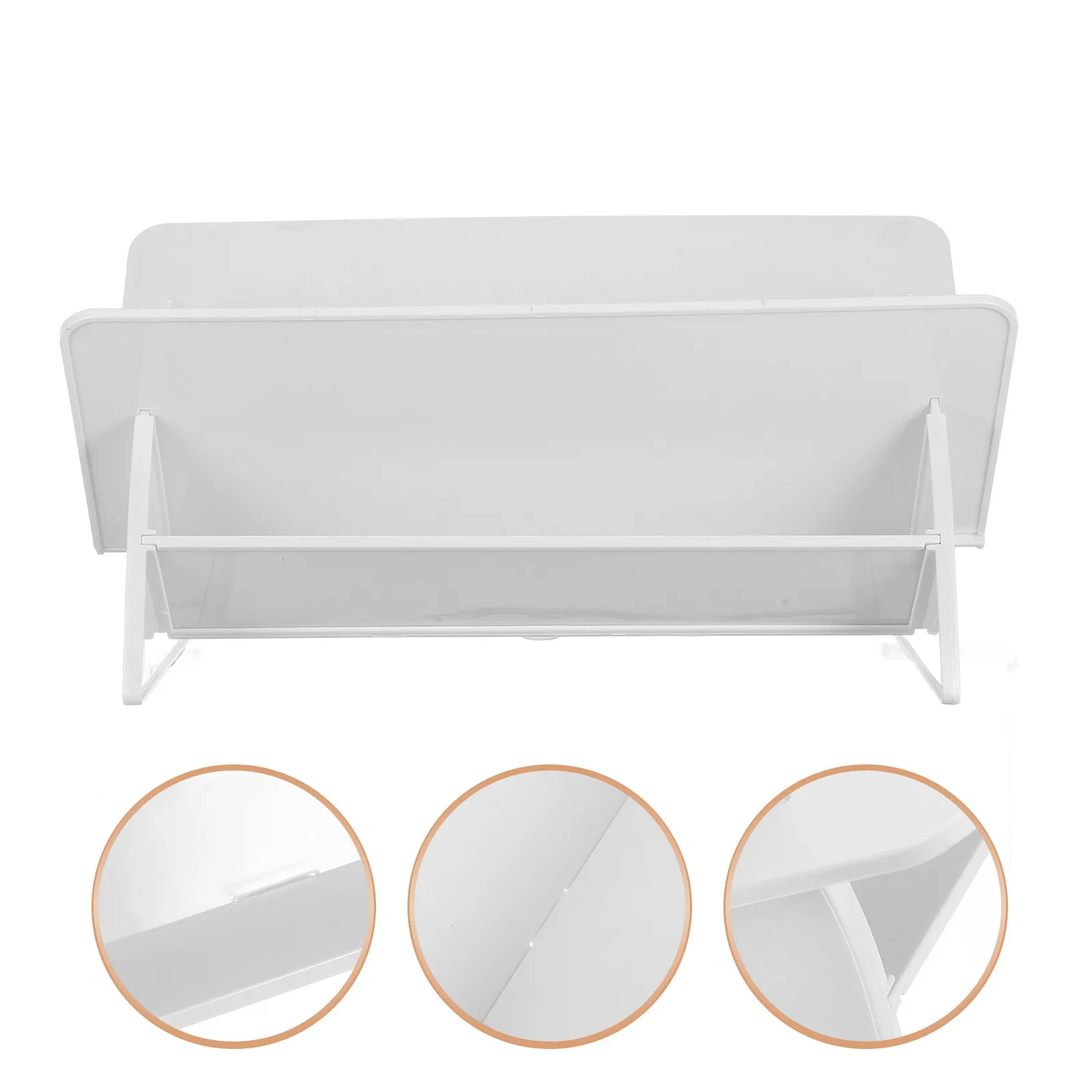 Desktop Bookshelf Organizer Rack for Books Stationery Cds Magazines V-Shaped Stable Minimalist Modern Tabletop Storage Shelf