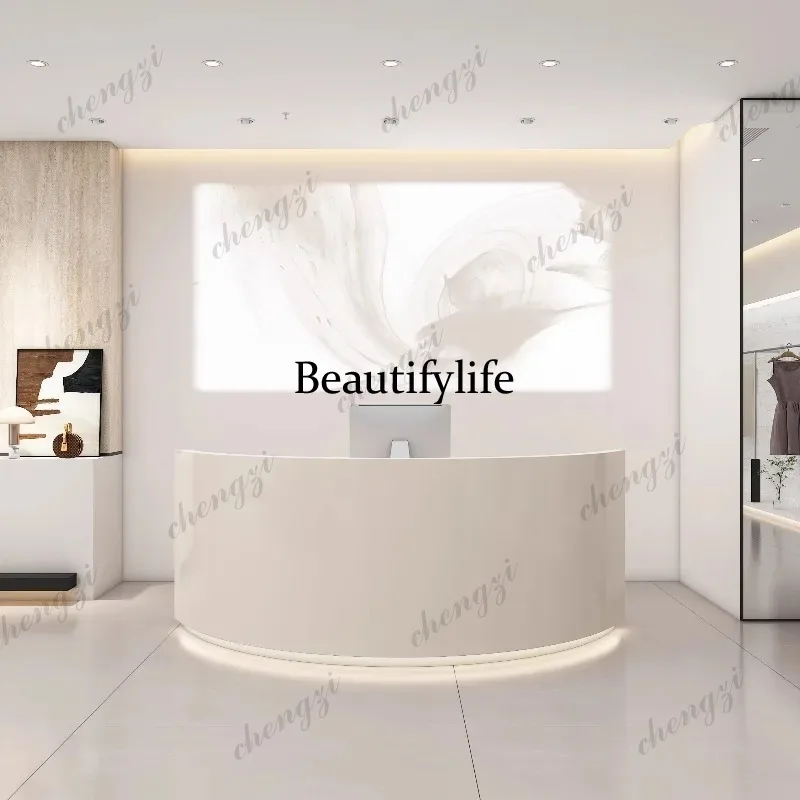 Industrial Unique Reception Desks Drawer Restaurant Company Hotel Reception Desks Bar European Escritorio Commercial Furniture