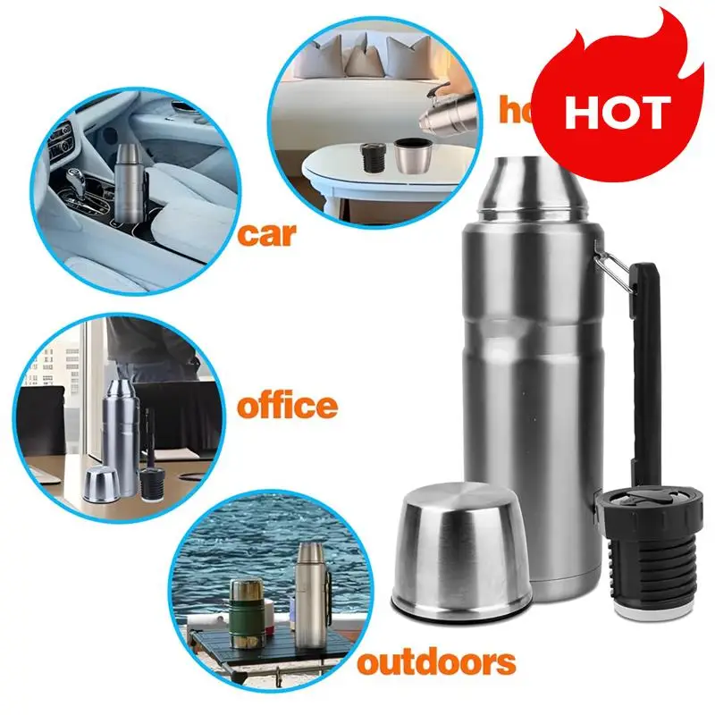 A01V-فراغ معزول المشروبات سدادة ل THERMOSS الفولاذ المقاوم للصدأ الكلاسيكية فراغ معزول أجزاء زجاجة واسعة الفم متجر 40 أوقية