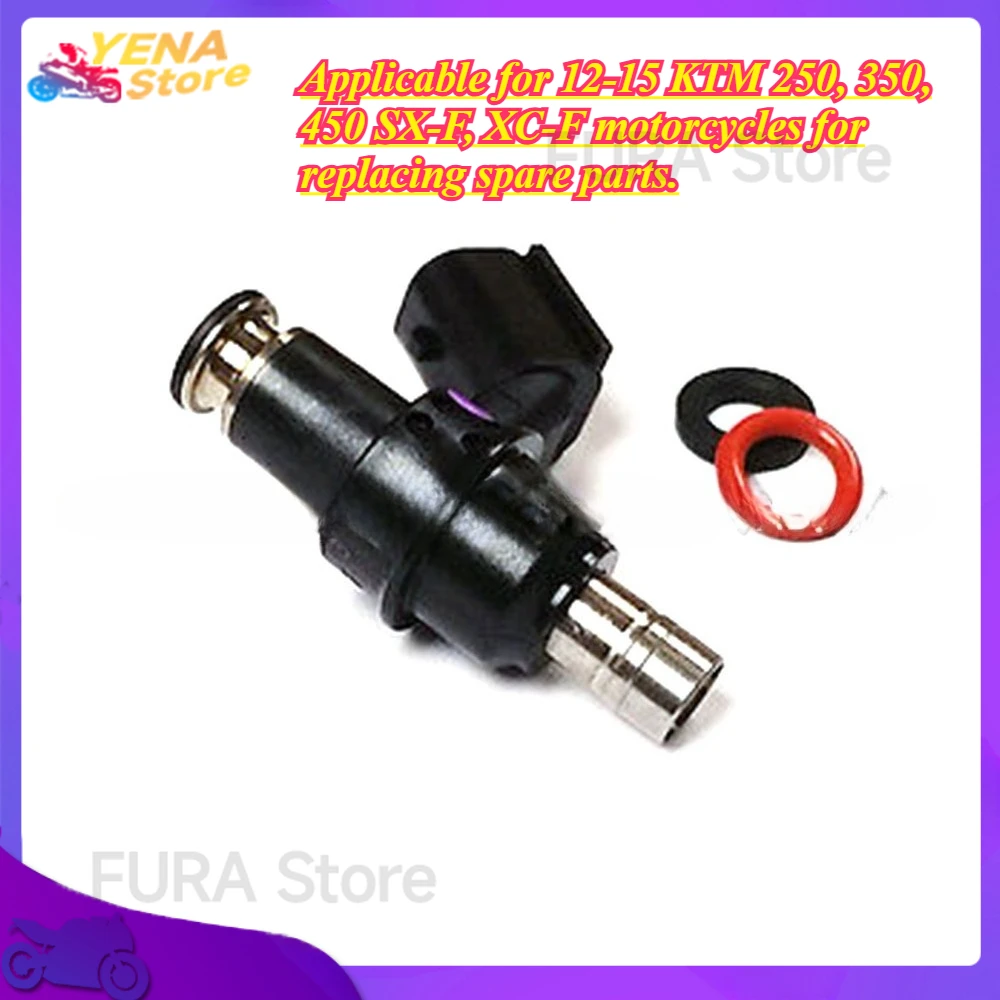 

Motorcycle fuel injector 77741023044 is applicable for 12-15 KTM 250, 350, 450 SX-F, XC-F motorcycles for replacing spare parts.