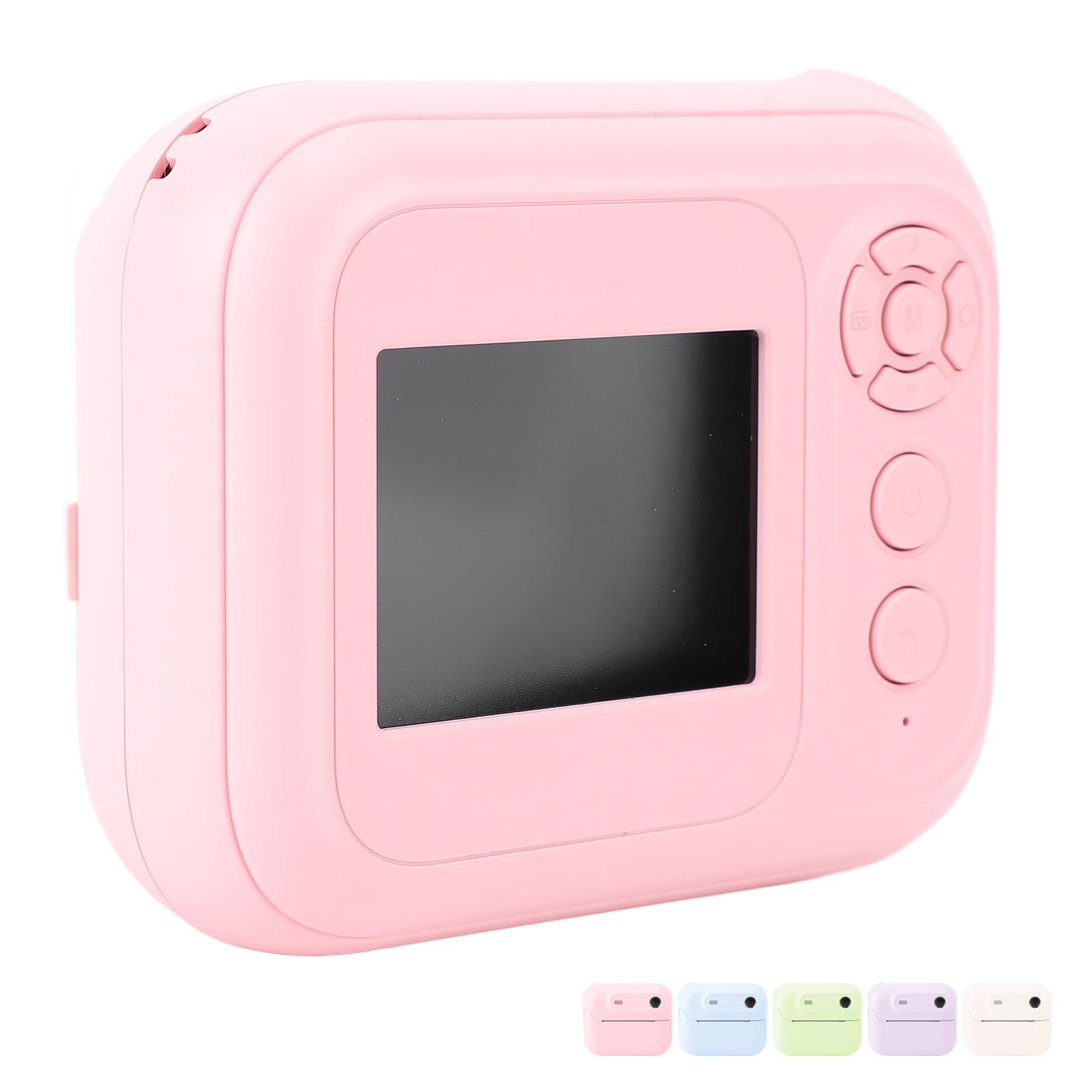 Kamera 48MP 1080P HD Niedliche 6-fach Zoom Spielfunktion Drucken Digitalkamera mit Trageband für Geburtstagsgeschenke