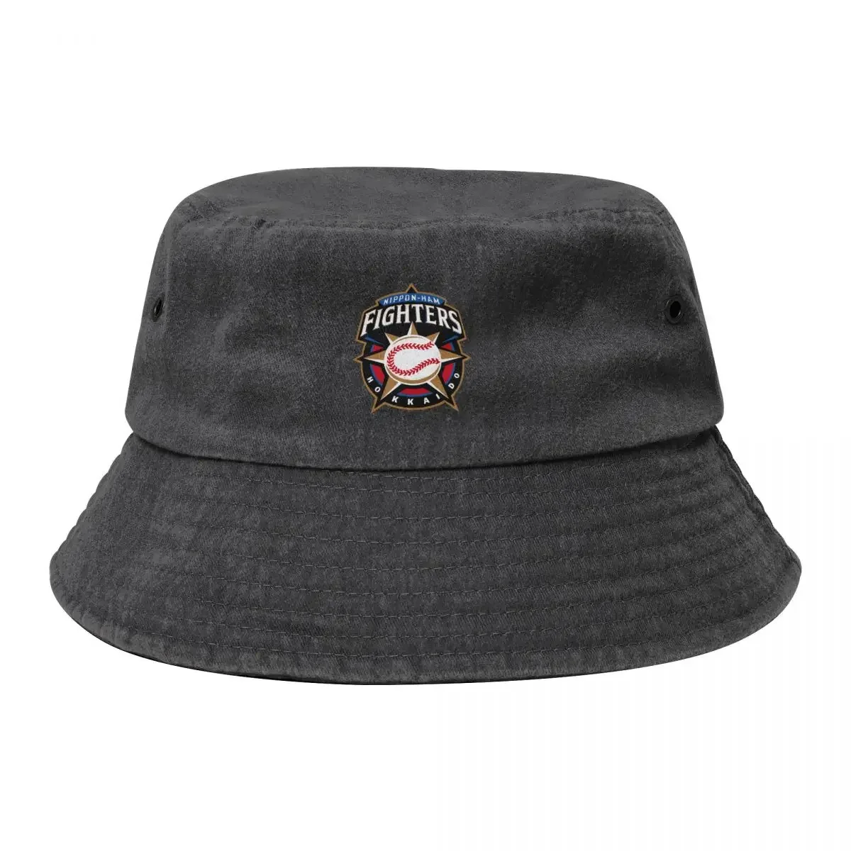 Hokkaido Nippon Fighters \t Bucket Hat Custom Cap Military Tactical Cap Golf Cap Hat Luxury Brand Women Beach Fashion Men's