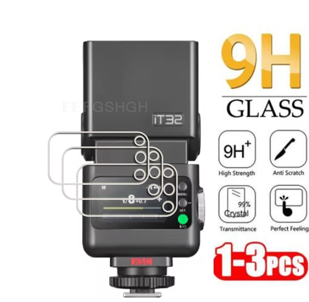 9H 2.5D Tempered Glass For Godox iT32 ON GodoxiT32 Wireless Flash Trigger OLED Touch Screen Protective Protector Film