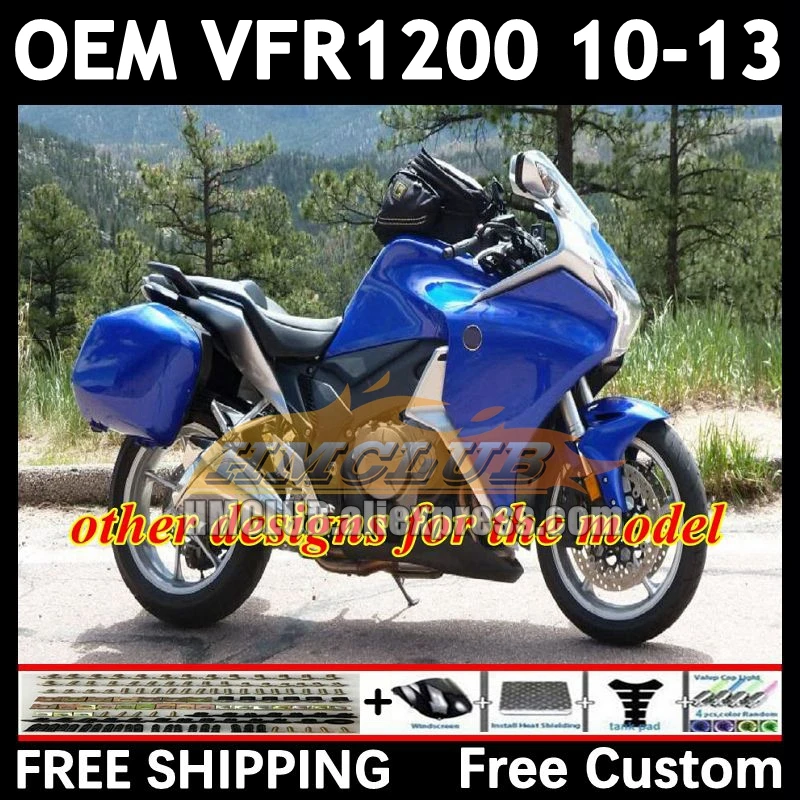 Injection For HONDA VFR1200 VFR 1200 RR CC 87No.100 VFR-1200 10 11 12 13 VFR1200RR gloss rose 2010 2011 2012 2013 OEM Fairings