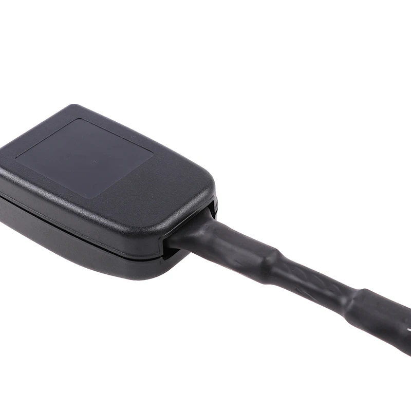 Hebilla de cinturón de seguridad delantera para coche, adaptador de enchufe, Conector de 20cm, hebilla de extensión