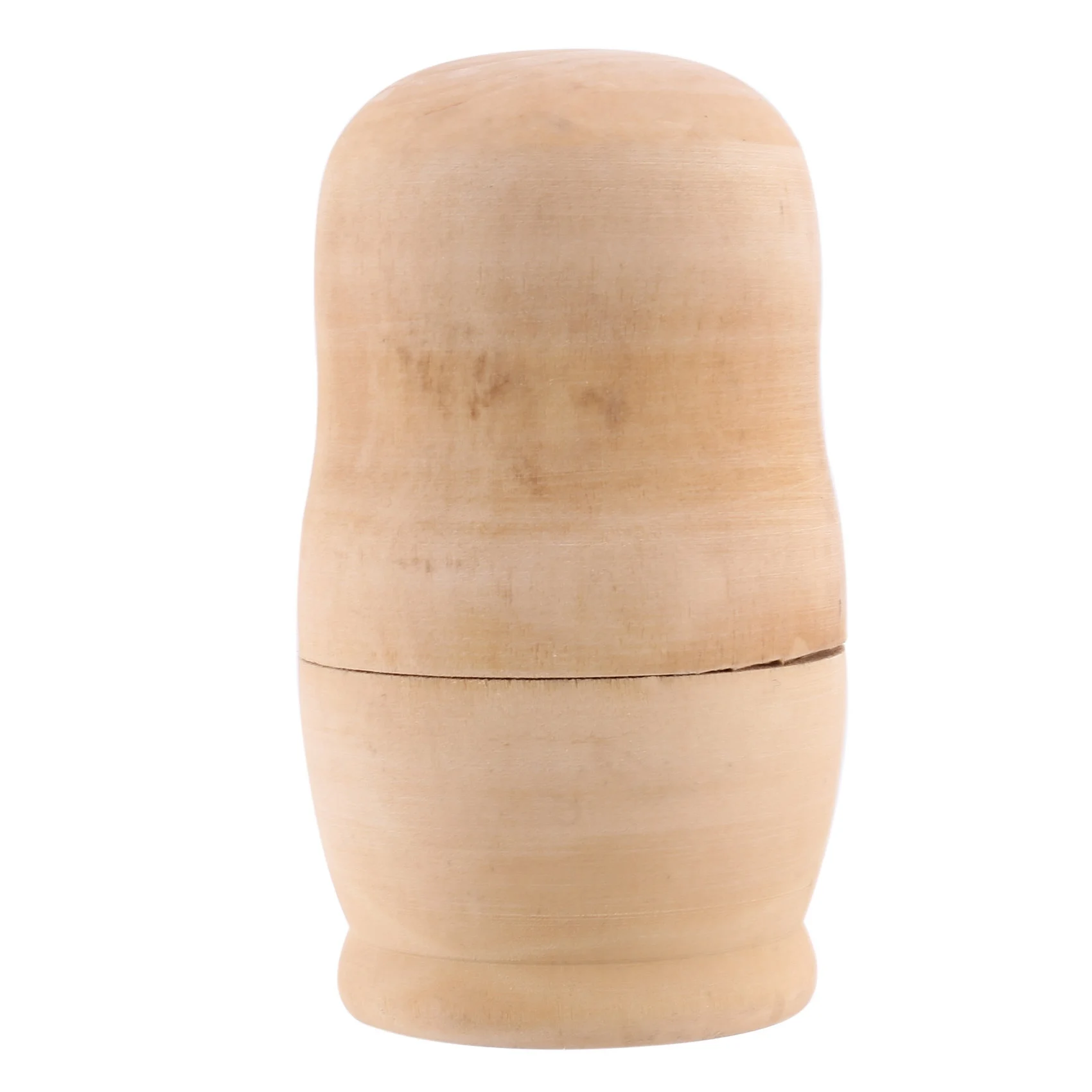 A63T-Russian Girls Babushka Matryoshka Blank Nesting  Paint Your Own Set Of 5