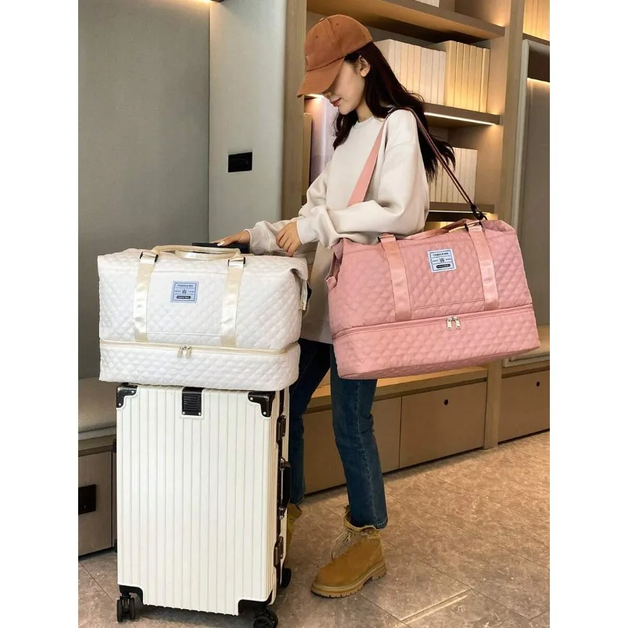 

Lightweight Foldable Expandable Travel Bag, Suitable For Weekend Trips, Overnight Stays, Hospital Visits, Gym, Beach Vacations,