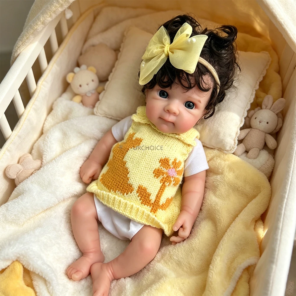 Reborn Baby Doll Silicone Realistic - Muñeca mini Bettie reborn 12 pulgadas