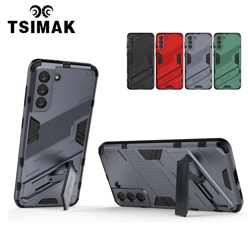 Stoß festes Gehäuse für Samsung Galaxy S23 S22 S21 Ultra Armor Cover für Samsung S21 S22 S23 Plus Back Coque S22 S21 S23 Fe Fall