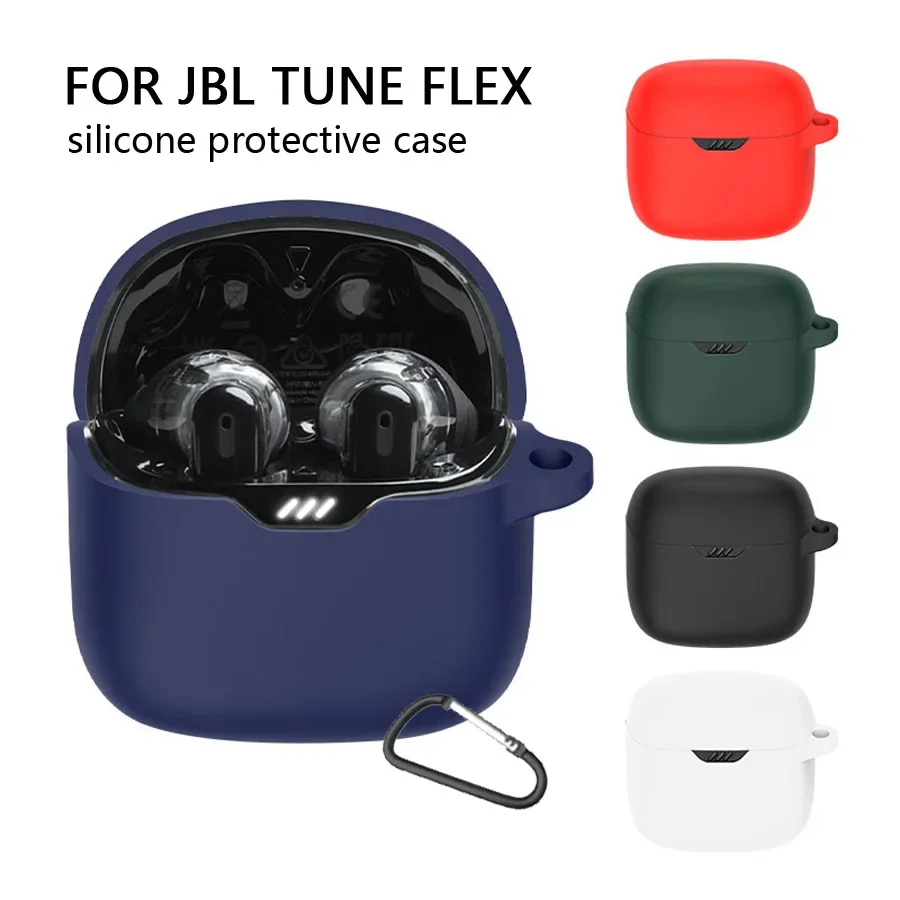 

Silicone Earphone Protective Case For JBL Tune Flex Cover Non-slip Protector Shell For JBL TUNE FLEX Earbuds Sleeve Accessories