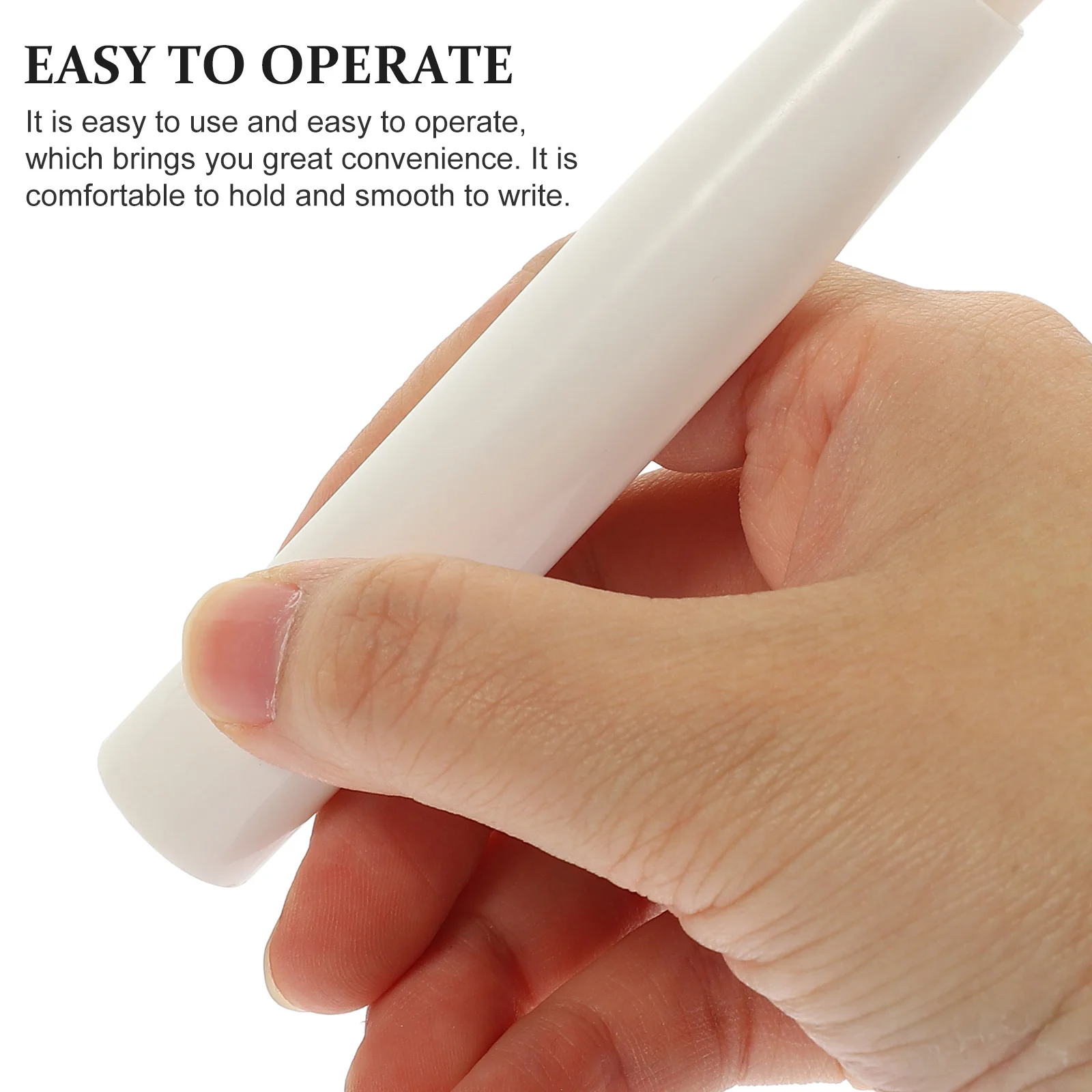 

2pcs Chalk Extension Holder Lightweight Dust Free Water Soluble Teacher School Supplies Portable Clip Proof Protection