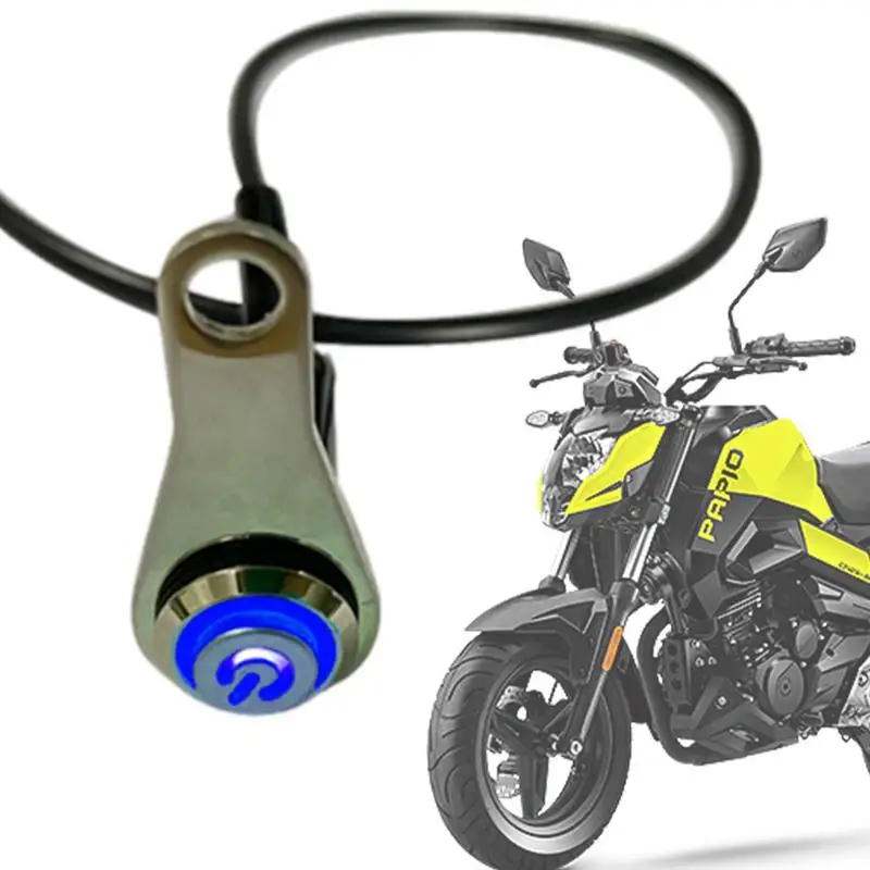 Motorcycle Light Switch Motorbike Handlebar Headlight ON OFF Switch Light Button LED Headlight Switch Accessories For Scooter