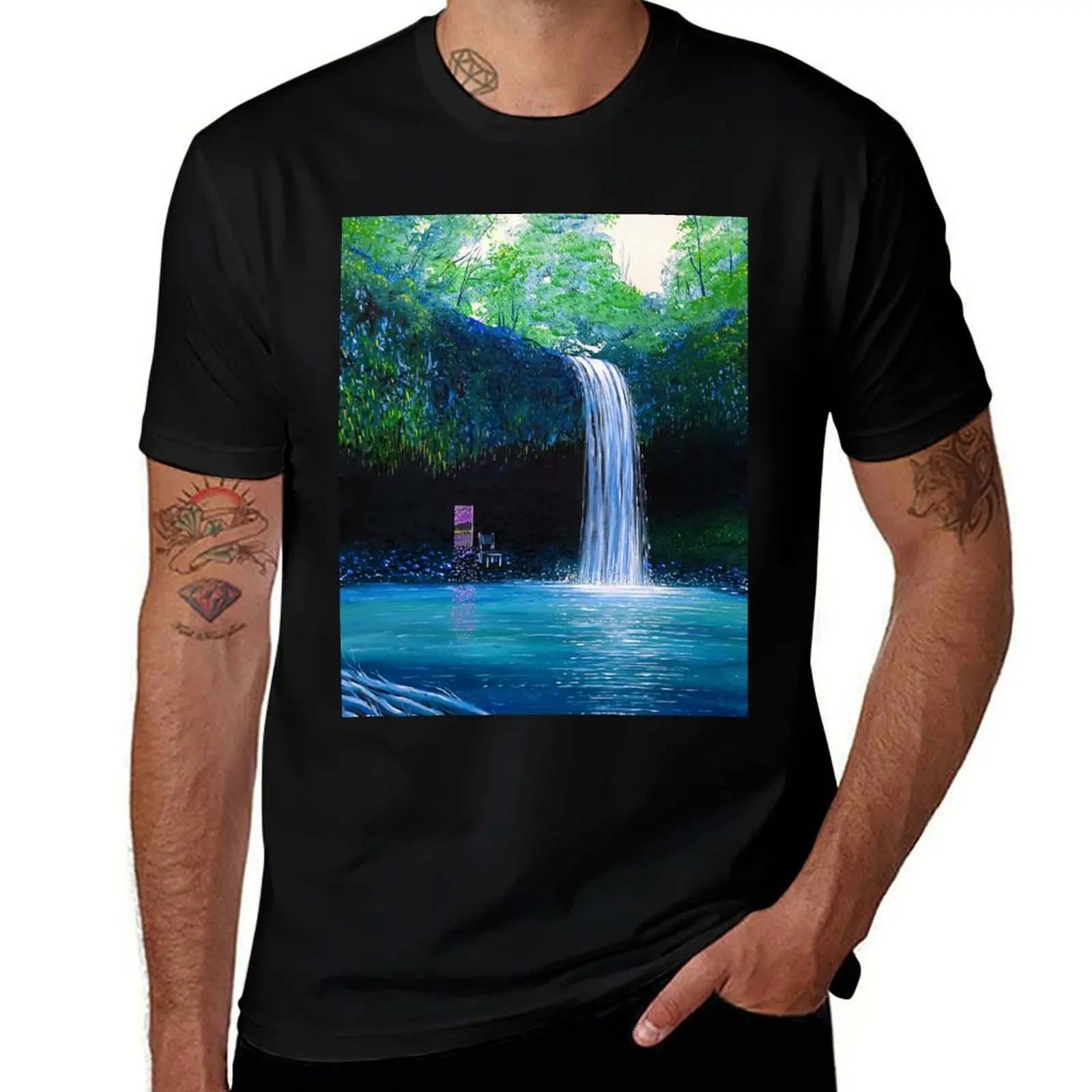 

The Spot T-Shirt blue archive man t shirt summer shirt mens t shirts pack