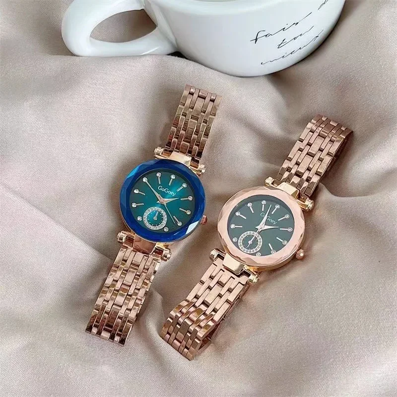 Relojes De cuarzo De acero para Mujer, pulsera De marca De Lujo a la moda, regalo, envío directo, novedad De 2024