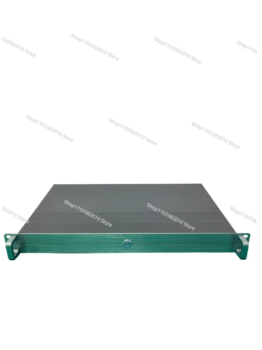 

1Uindustrial control chassis itx main board aluminum panel flex power supply 19 inch rack type soft routing server customization