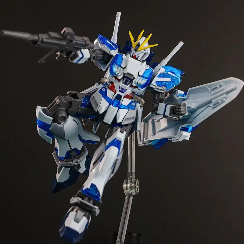 XINGJU 1/144 HG RX-9/C سرد C-حزم اللون الأزرق الجمعية عمل نموذج لجسم عدة لعبة لهواة الجمع والهدايا